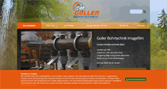 Desktop Screenshot of goller-bohrtechnik.de