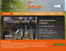 Tablet Screenshot of goller-bohrtechnik.de